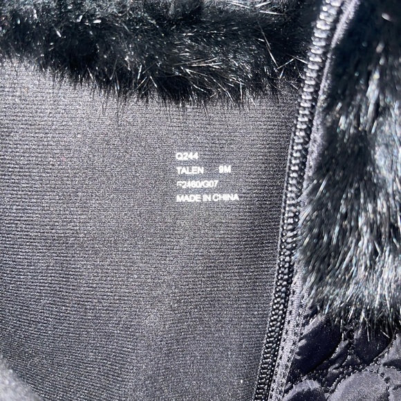 Coach Talen Black suede and faux fur Winter boots - Picture 5 of 6